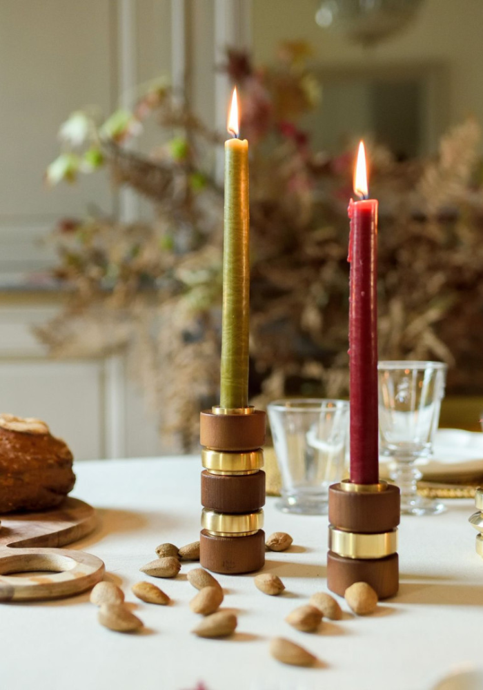 Duo Bougeoirs 1950 - Maison Pechavy