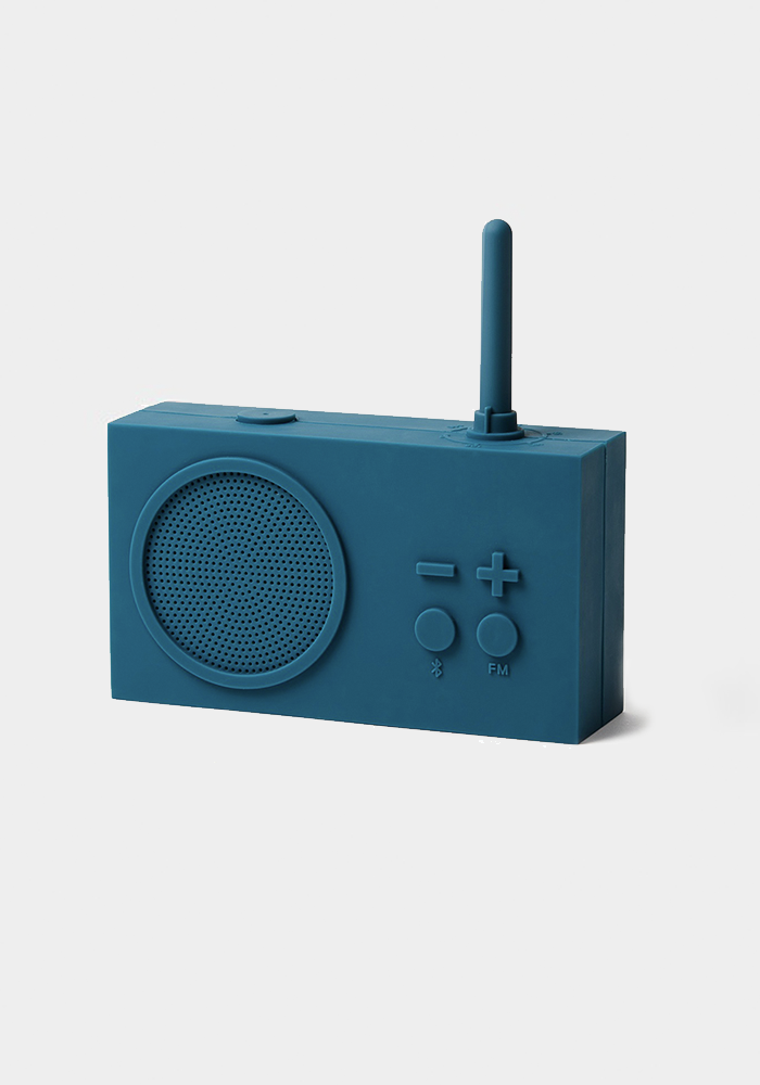 Radio/Enceinte Bluetooth "Tykho 3" Bleu Canard - Lexon