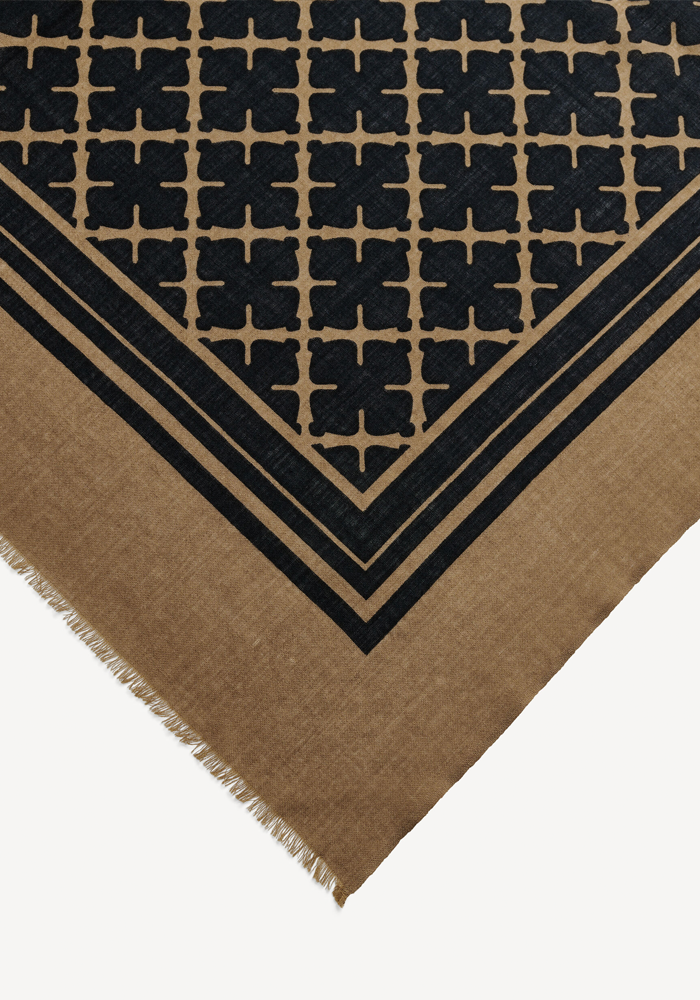 Foulard Cornelis Light Brown - By Malene Birger