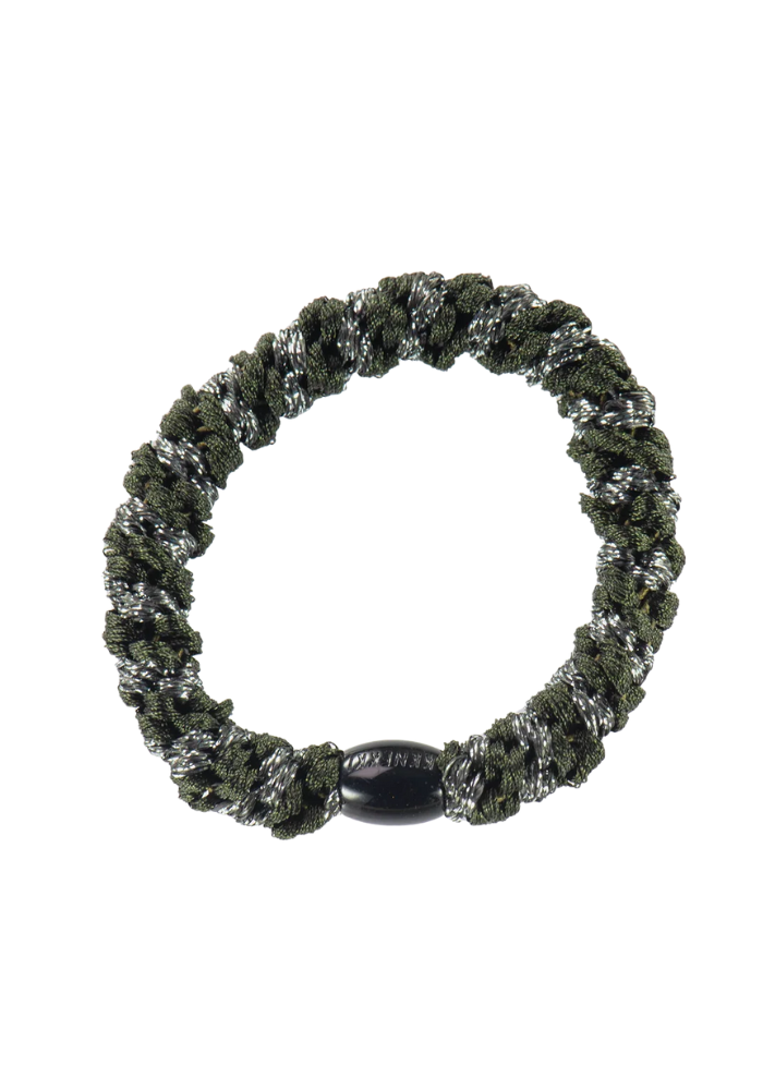 Élastique Kknekki Bottle Green Dark Grey Glitter - Kknekki