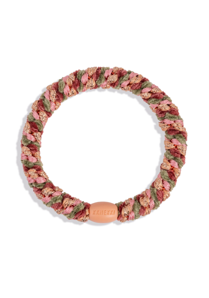 Élastique Kknekki Mix Faded Rose Camo Velvet - Kknekki