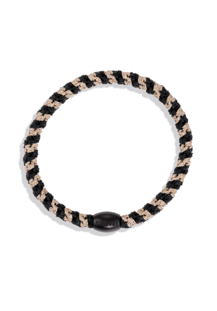 Élastique Kknekki Slim Black Beige Glitter Stripe - Kknekki