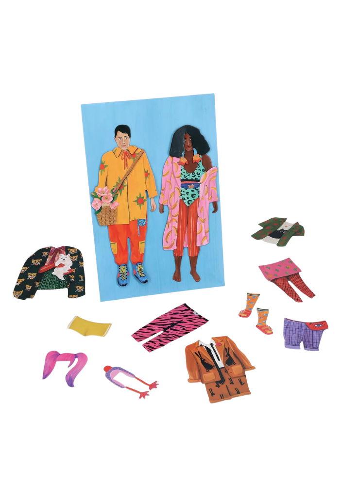 Jeu Poupées Magnétique À Habiller - Maison D'Édition