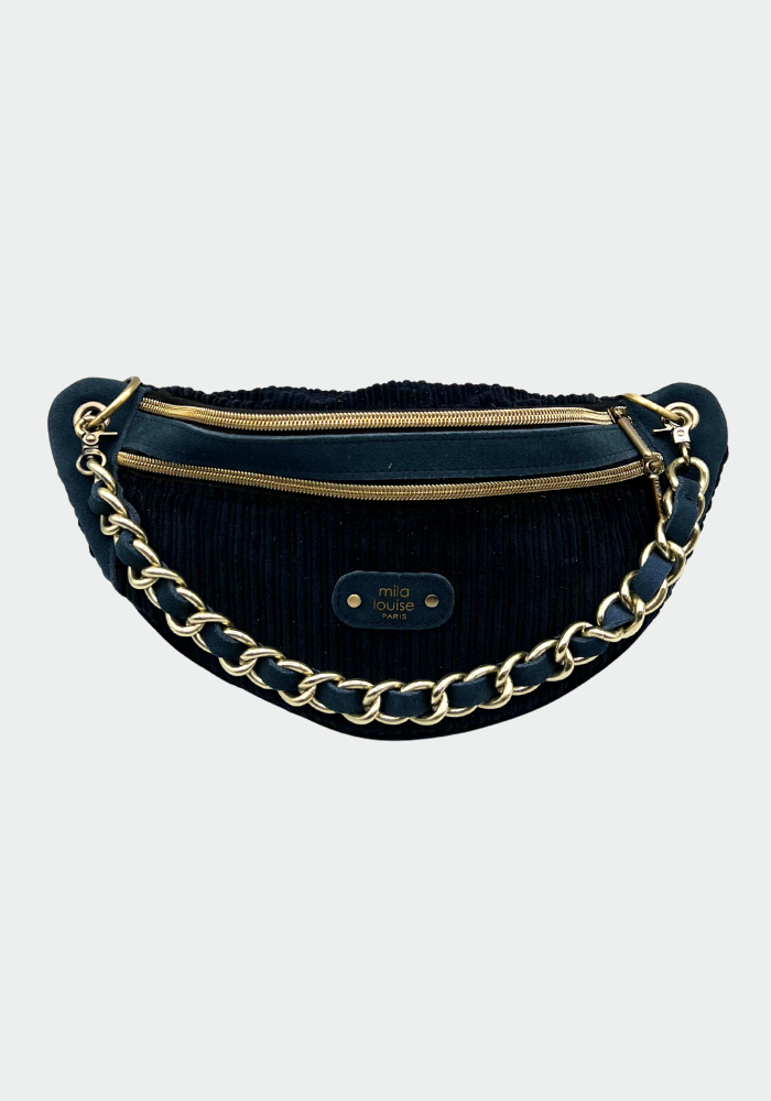 Banane Petra Velours Cotelé Vertigo - Mila Louise