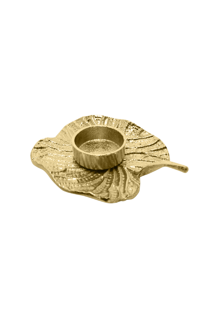 Bougeoir Chauffe Plat Nénuphar Doré - Sélectionné par Blush