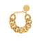 Bracelet Flat Chain Ocher Marble