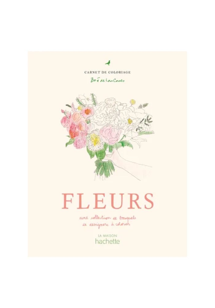 Carnet De Coloriage Fleurs - Maison D'Édition
