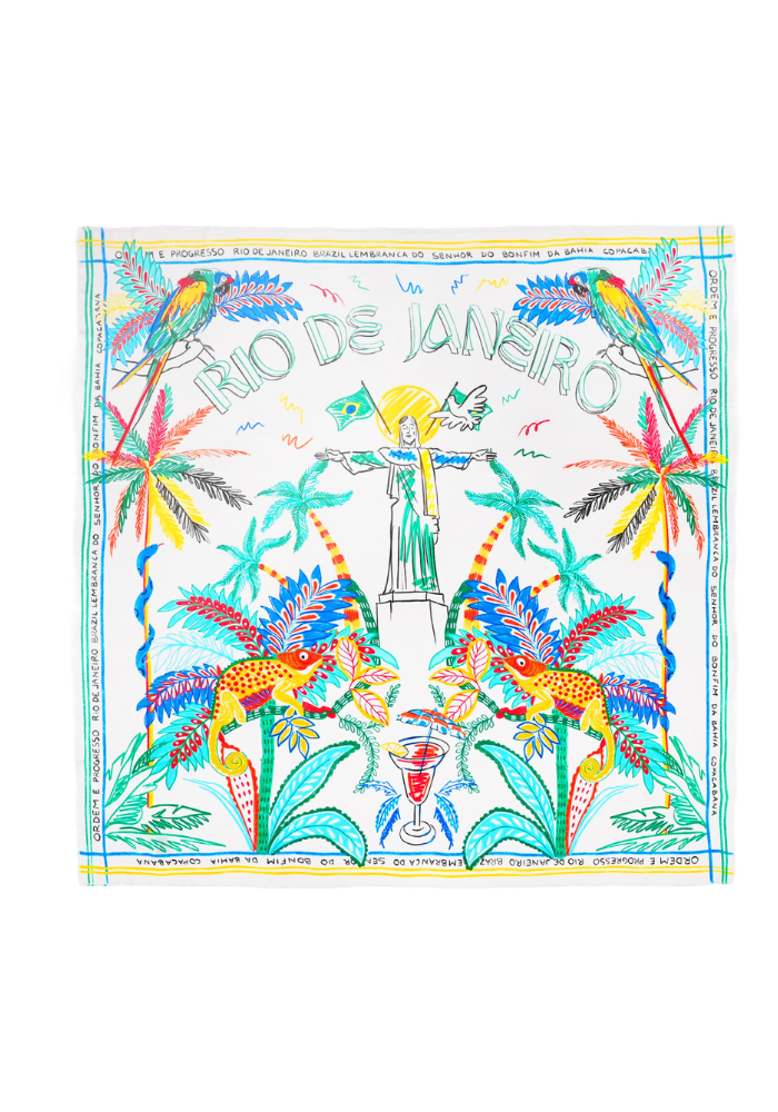 Foulard Bahia Big Blanc