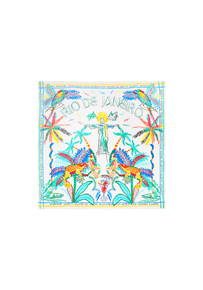Foulard Bahia Mini Blanc