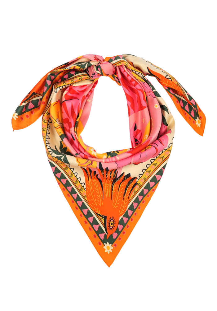 Foulard Bandidas Médium Rose - Wild Paris