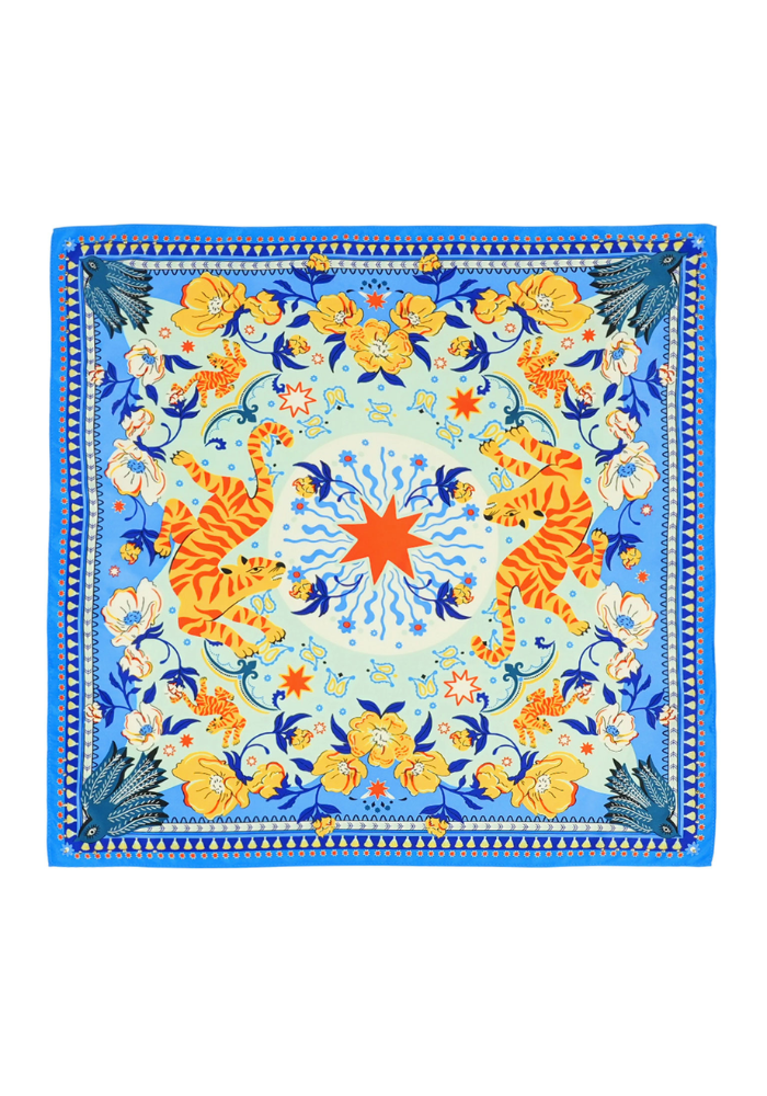Foulard Bandidas Mini Bleu - Wild Paris