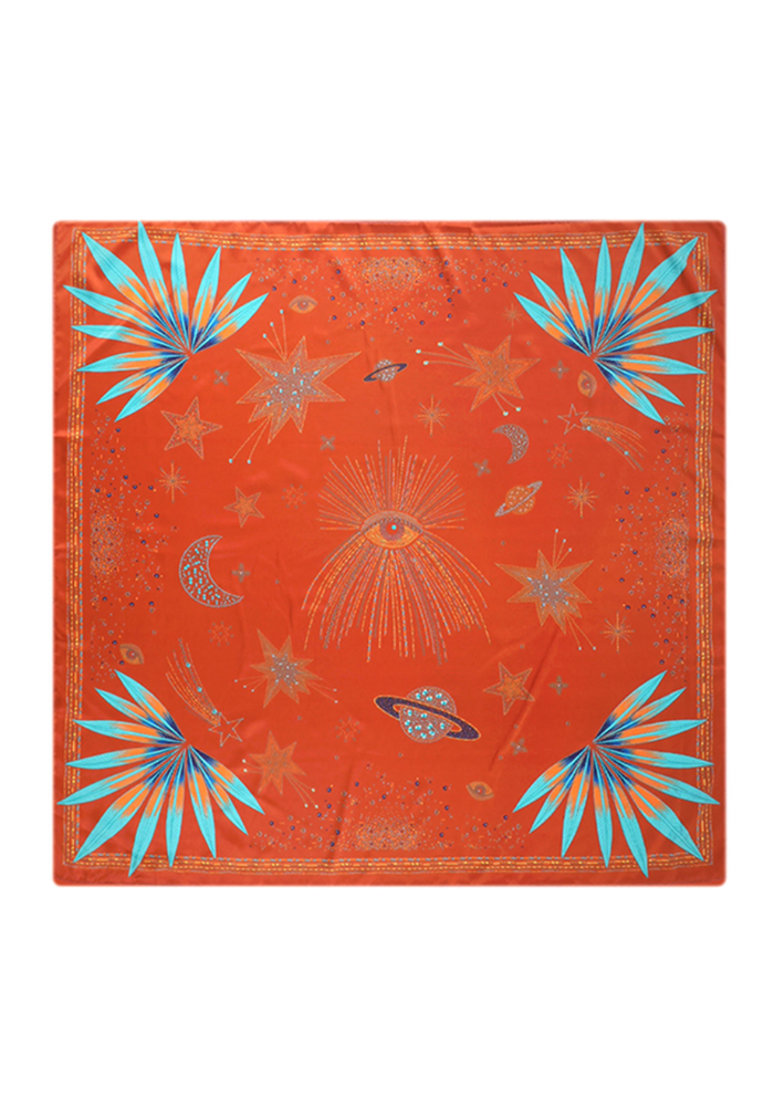 Foulard Comete Rust