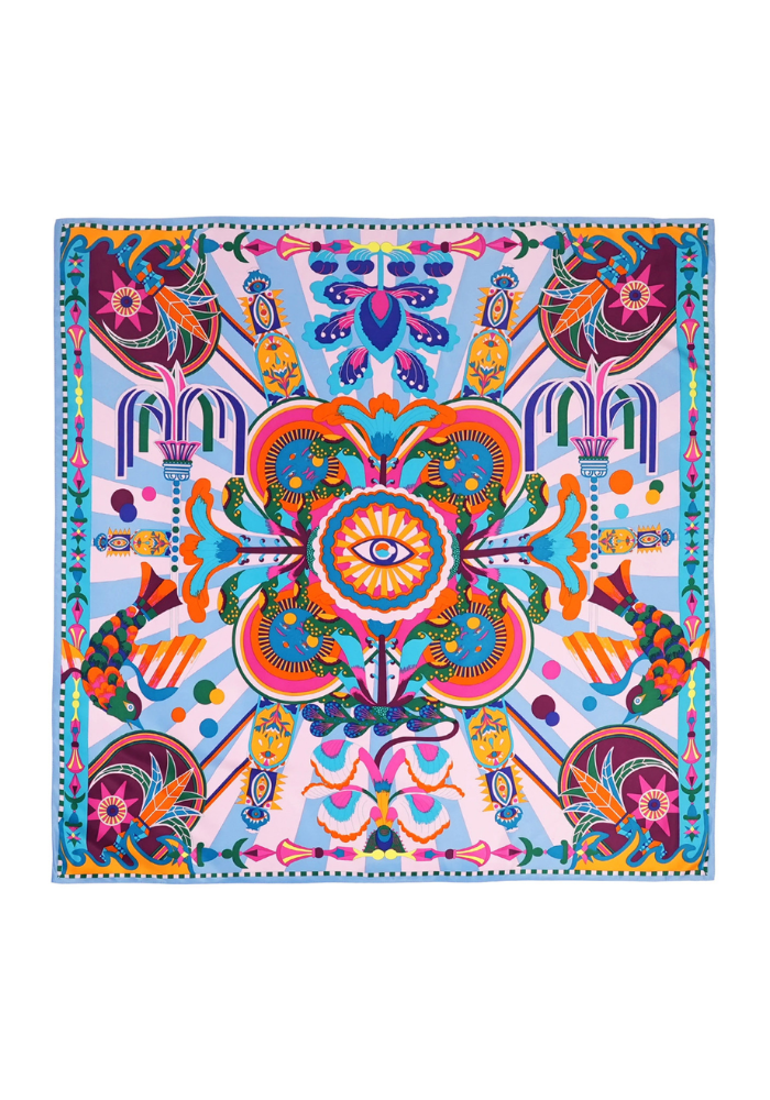 Foulard Enchantered Médium Bleu - Wild Paris