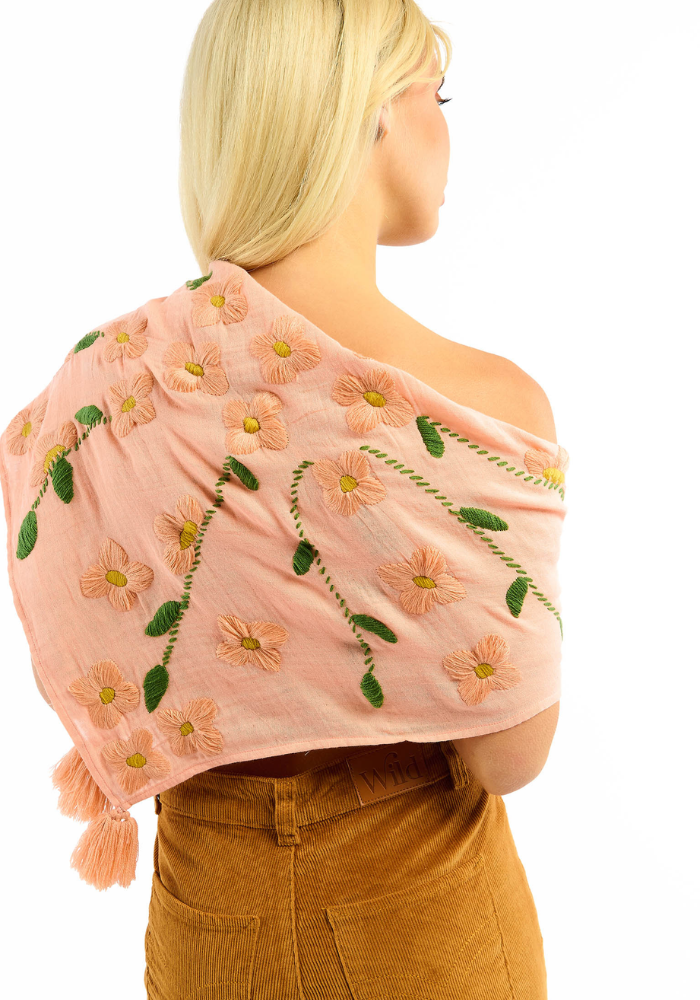 Foulard Joddy Médium Rose - Wild Paris