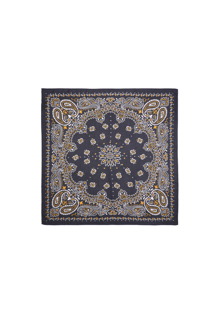 Foulard Paisley Noir