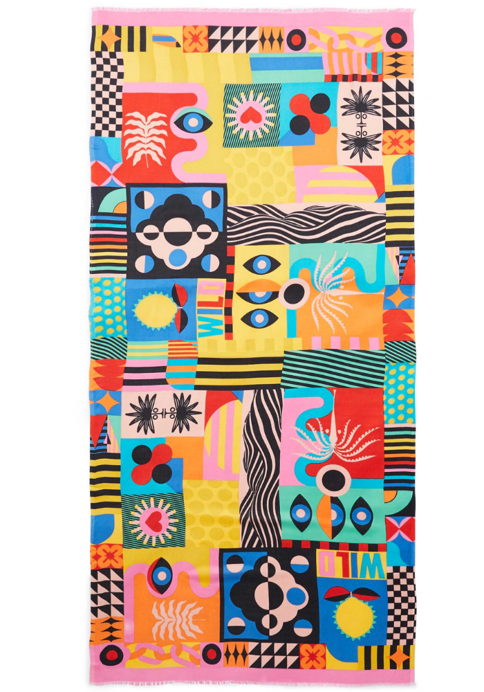 Foulard Scritch Multicolor