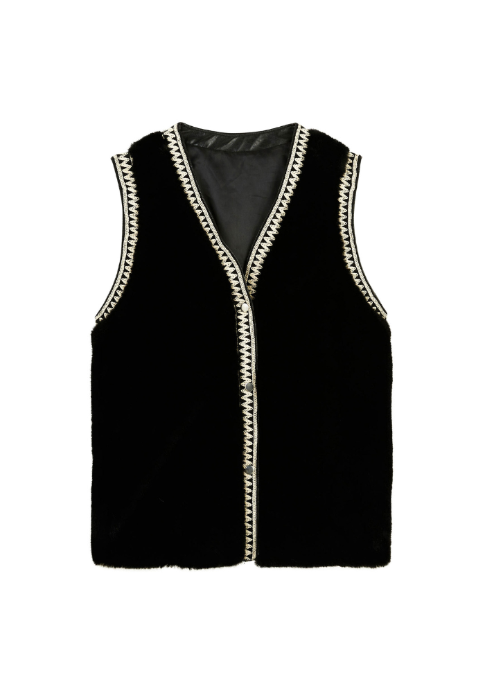 Gilet Demba Noir - Wild Paris