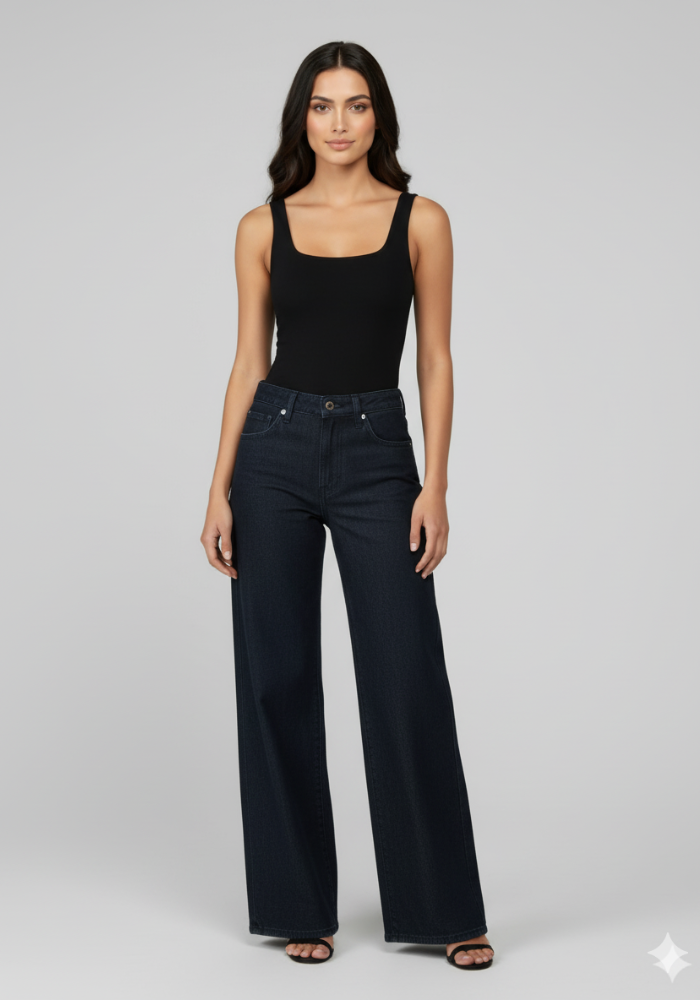 Jean Jude Drill Tencel Navy - Denim Studio Paris