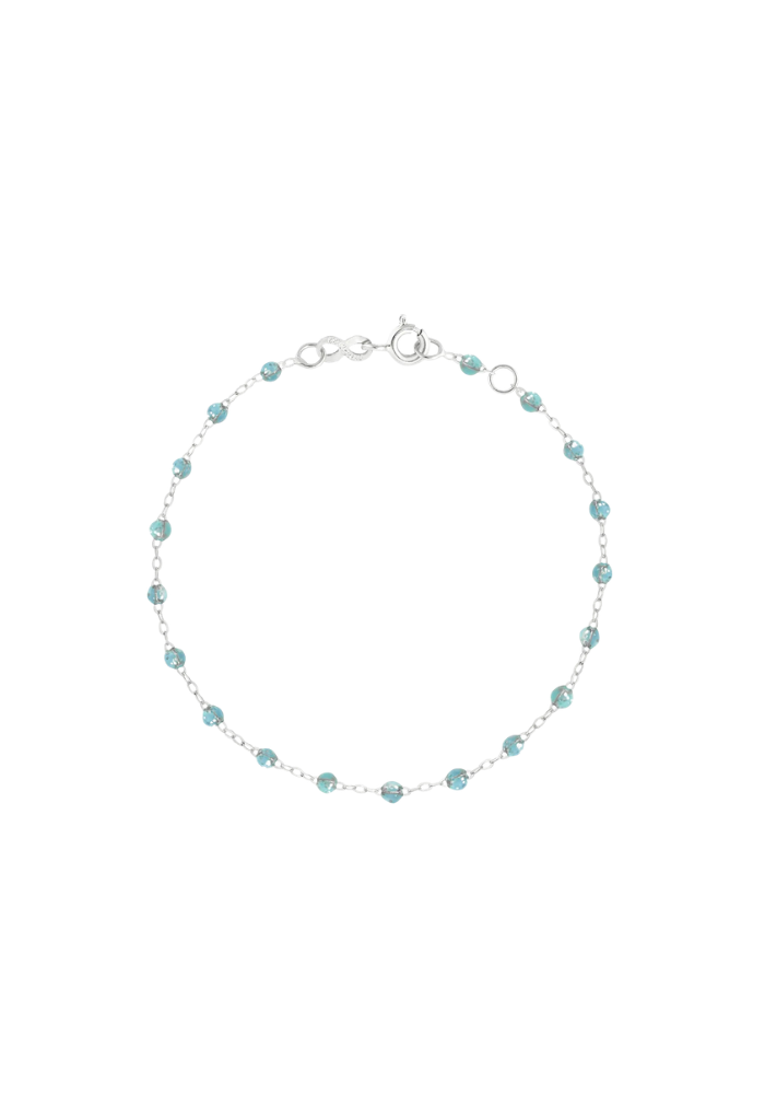 Bracelet Enfant Classique Gigi Or Rose Et Résines Aqua 13cm - Gigi Clozeau