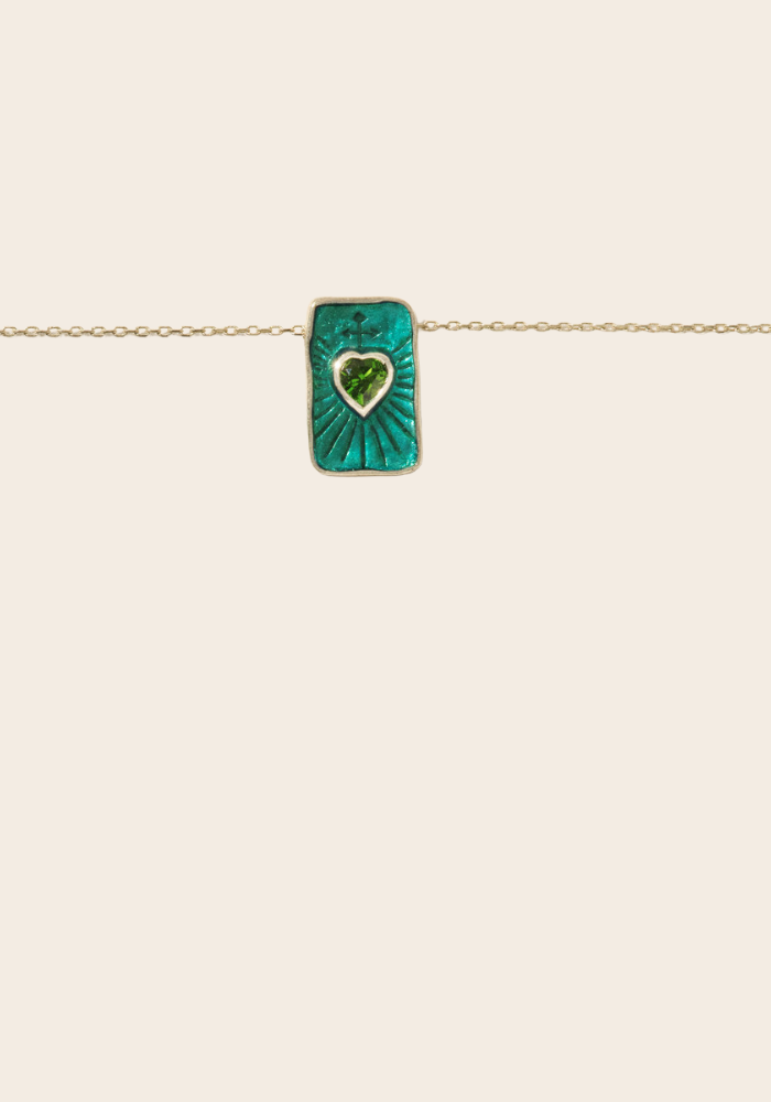 Collier Deva Diopside - Pascale Monvoisin