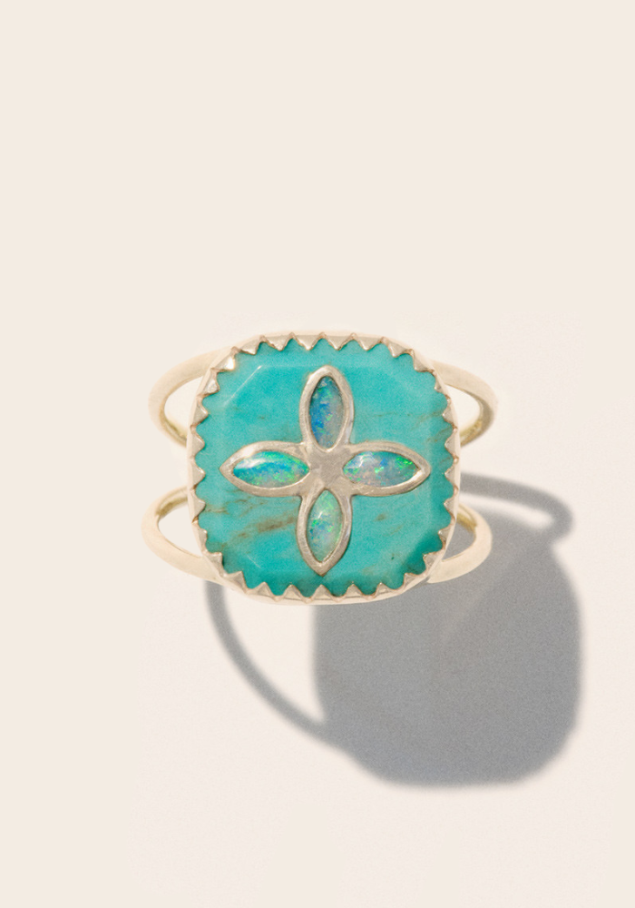 Bague Bowie N°2 Turquoise