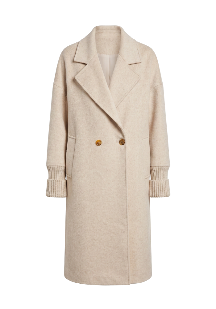Manteau Long Oversized Beige