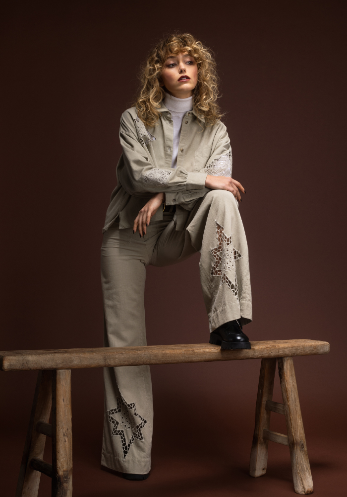 Pantalon Ciana Velours - V De Vinster
