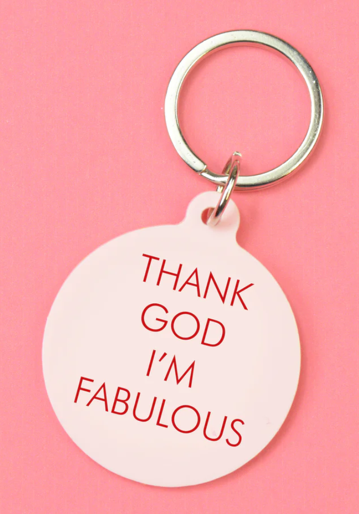 Porte-Clés Thank God Im Fabulous - Sélectionné par Blush