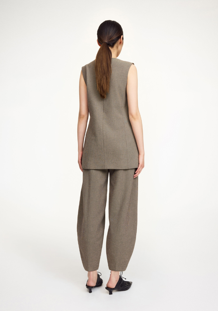 Gilet Sans Manche Francine Beige - By Malene Birger