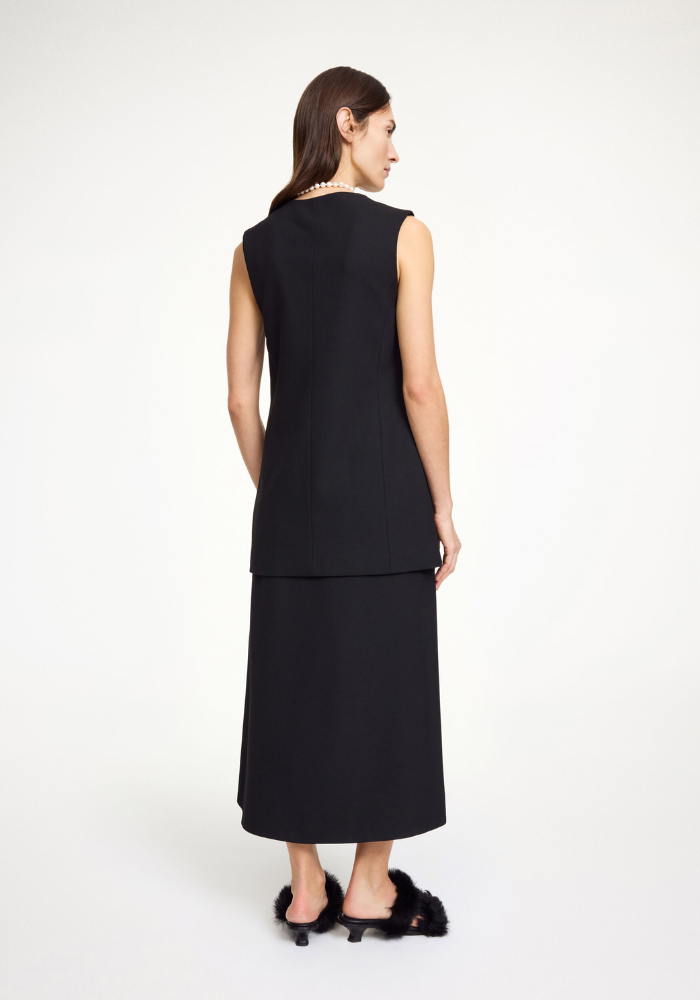 Gilet Sans Manche Francine Noir - By Malene Birger