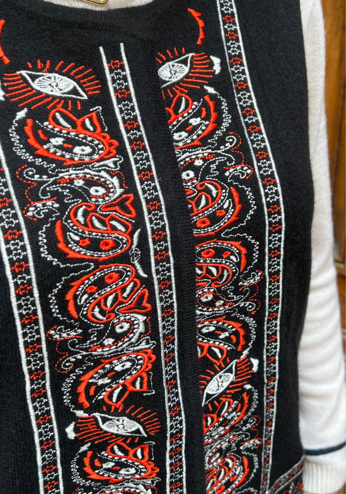 Gilet Sans Manches Paisley - Notshy