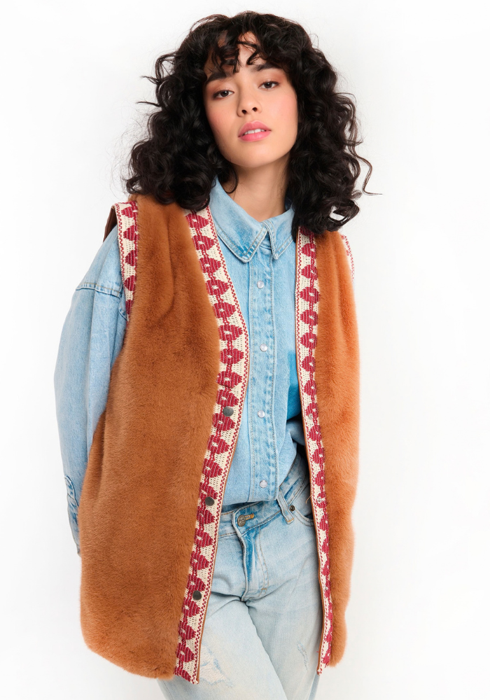 Gilet Demba Caramel