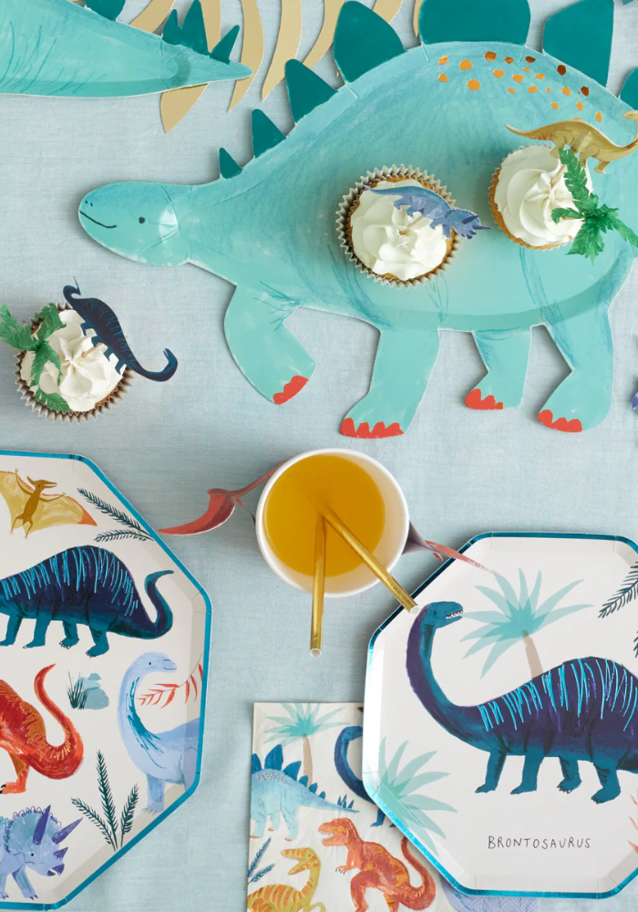 Lot de 16 Grandes Serviettes Dinosaures - Meri Meri