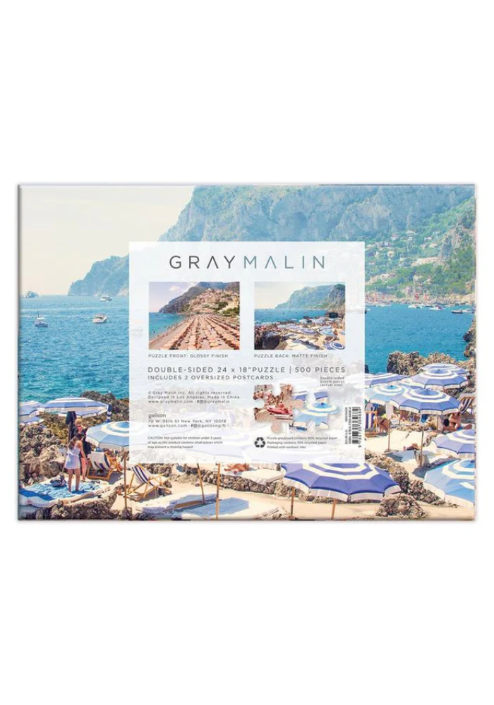 Puzzle Recto-Verso Italie Gray Malin - Maison D'Édition