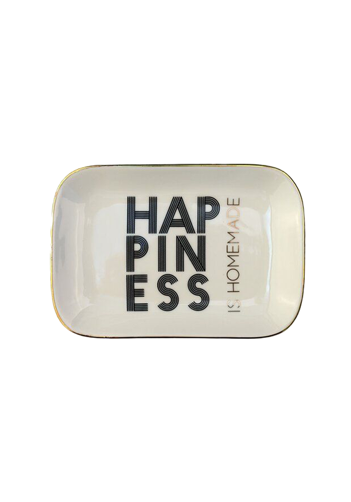 Vide Poche Rectangle Happiness Is Home Made - Giftcompany