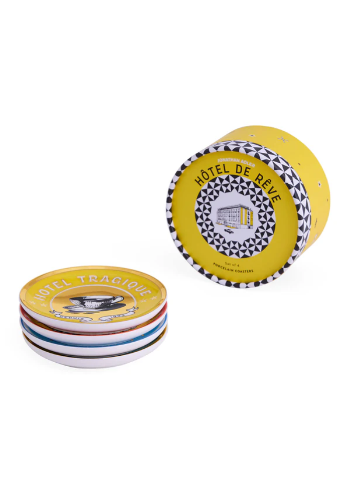 Lot De 4 Dessous De Verre Hôtel de Rêve - Jonathan Adler