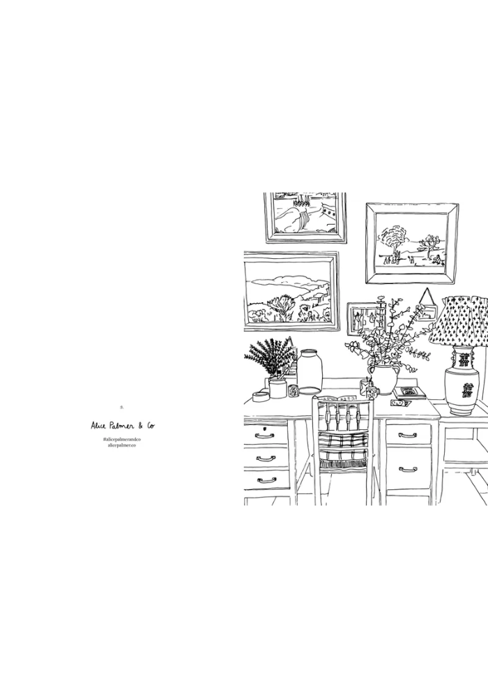 Carnet De Coloriage Intérieurs - Maison D'Édition