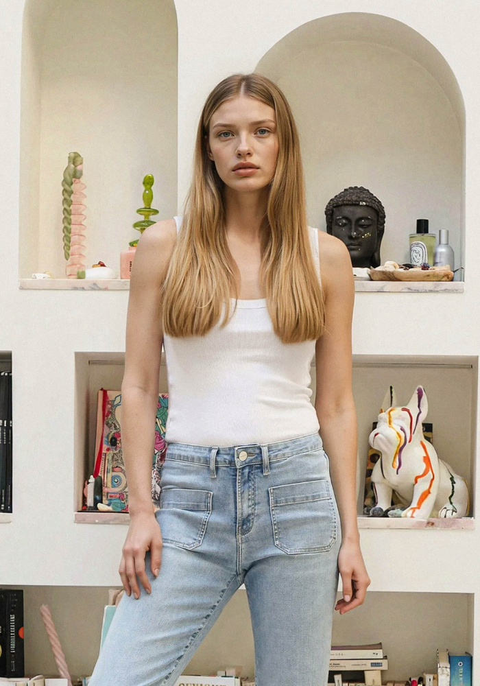 Jean Bella Light Blue Denim - Denim Studio Paris