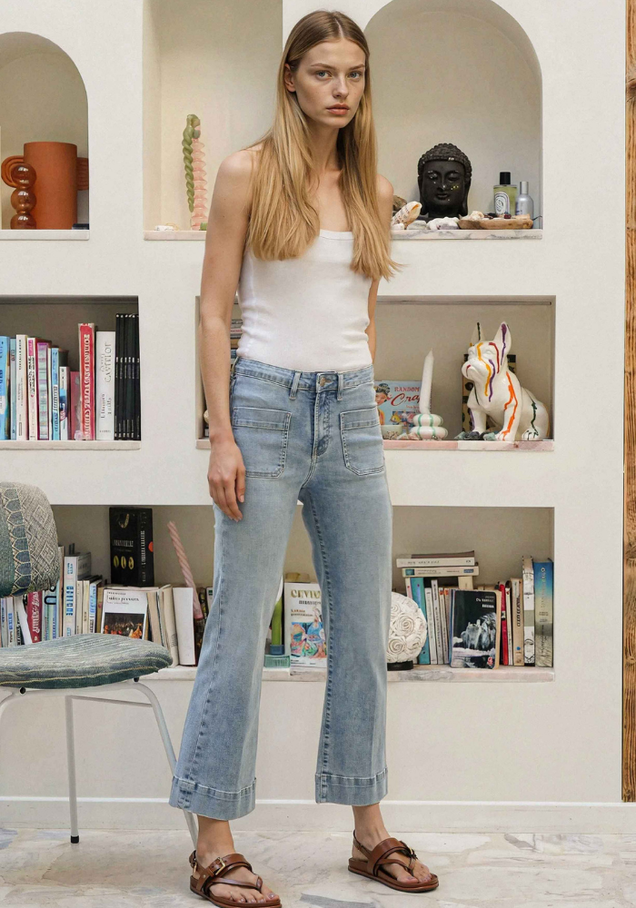 Jean Bella Light Blue Denim - Denim Studio Paris
