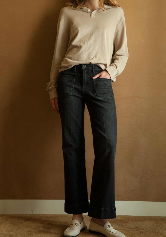 Jean Bella Black Denim - Denim Studio Paris