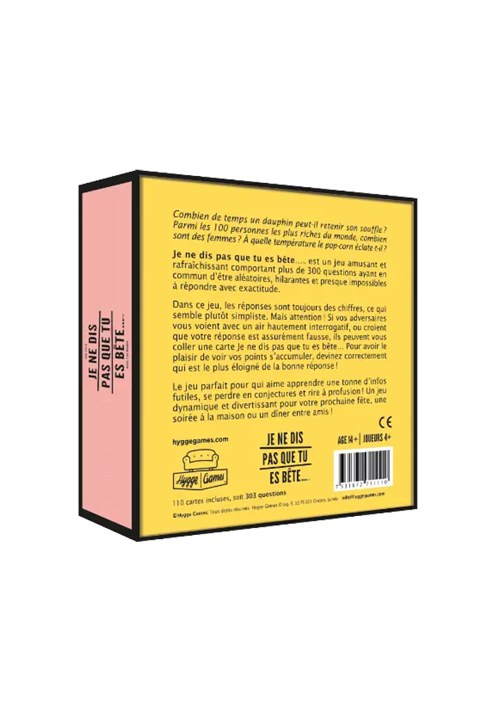 Jeu Je Ne Dis Pas Que Tu Es Bête - Sélectionné par Blush