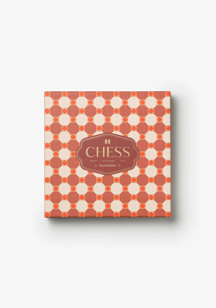 Jeu d'Échecs Bazaar Rouge Et Blanc - Printworks
