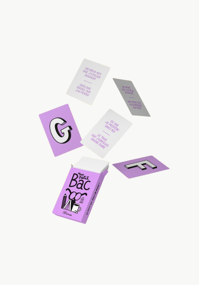 Jeu De Carte Les Petits Classiques Mon Petit Bac - Sélectionné par Blush