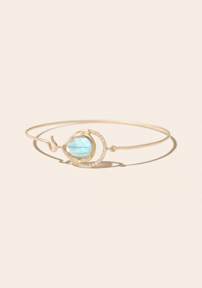 Jonc Gaia Labradorite - Pascale Monvoisin