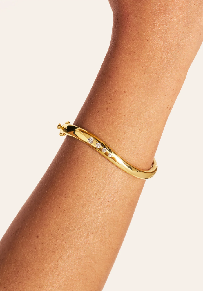 Jonc Origine 4 Zircons Serties - Be Maad