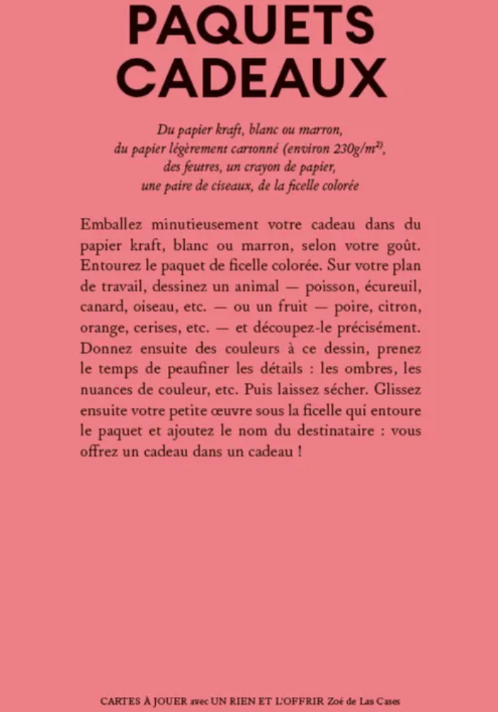 10 DIY Pour Jouer Avec Un Rien Et L'Offrir - Maison D'Édition