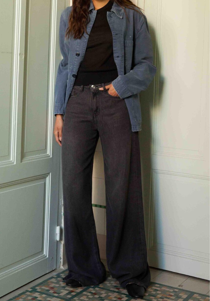 Jean Jude Tencel Denim Noir - Denim Studio Paris