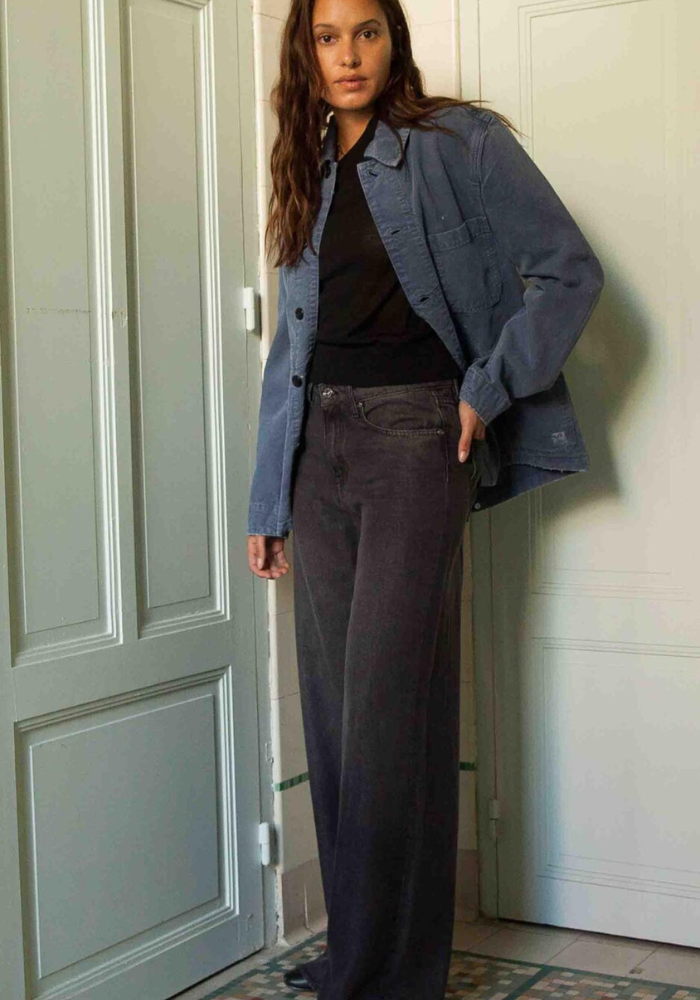 Jean Jude Tencel Denim Noir - Denim Studio Paris