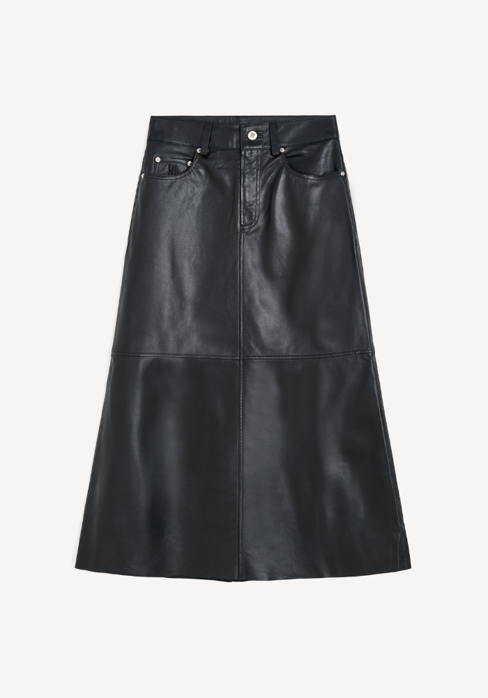 Jupe En Cuir Solene - By Malene Birger