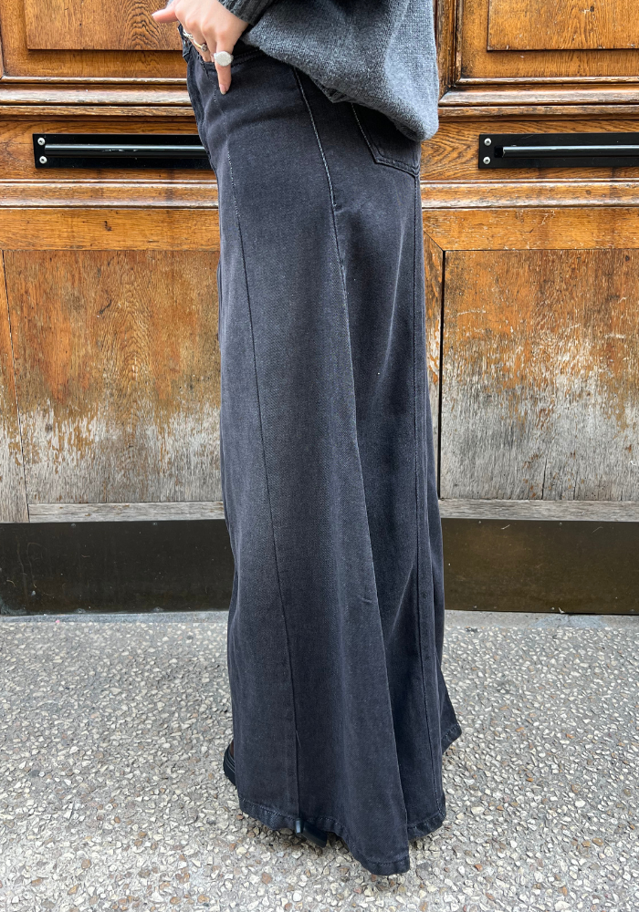 Jupe Longue Alya Tencel Deep Vintage - Denim Studio Paris